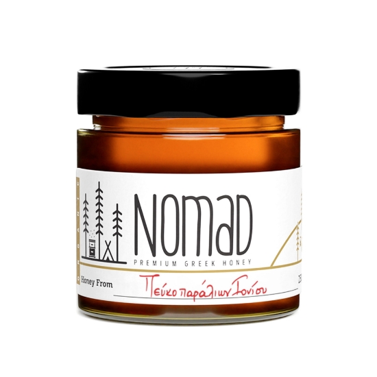 Pure Organic Pine Honey from Ionian Coast – Raw, Natural & Unfiltered 250g Nomad