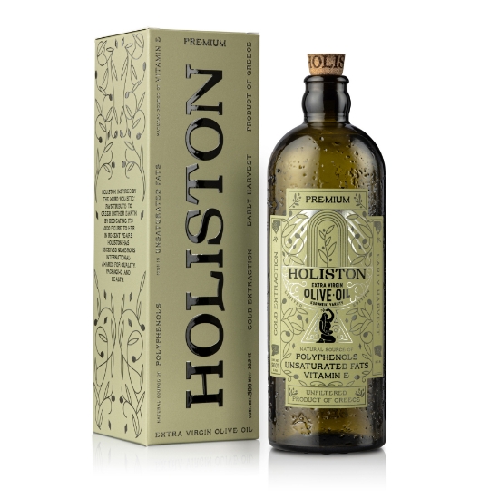 Holiston Premium Phenolic Extra Virgin Olive Oil 500ml from Rhodes