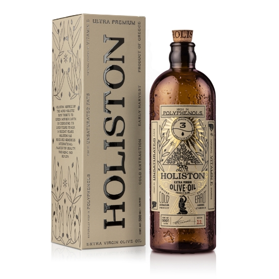 Limited Edition Ultra Premium High Phenolic Extra Virgin Olive Oil 500ml Holiston