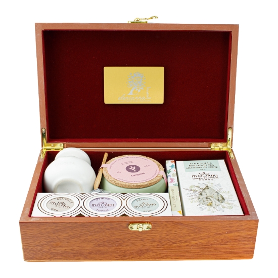 Limited Luxury Wooden Food Gift – Authentic Greek Flavors | Hellenic Delights