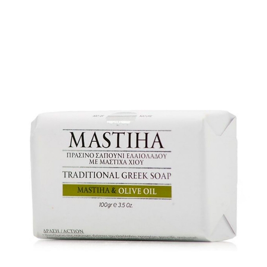 Pure Greek Mastiha Olive Oil Soap 100g - Natural Skincare Bar