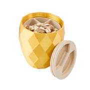 Eco-Friendly Pistachio Cup with Waste Compartment & Lid