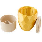 Eco-Friendly Pistachio Cup with Waste Compartment & Lid