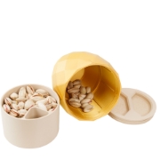Eco-Friendly Pistachio Cup with Waste Compartment & Lid