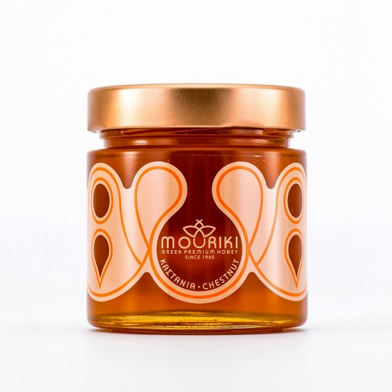 Premium Mouriki Chestnut Honey 300gr - Natural, Pure & Delicious