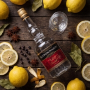 Promponas Naxos White Citron Special Liqueur 700ml - Double Distilled on a clean ecommerce background