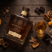 Fisekis Epirus Aged Tsipouro, 3 Years - Oak Barrel Aged on a clean ecommerce background