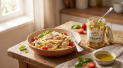 Hellas Meze White Tuna in Olive Oil 190g - Thunnus alalunga on a clean ecommerce background