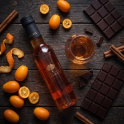 Lazaris Kumquat Liqueur – Citrus Liqueur, 200ml on a clean ecommerce background