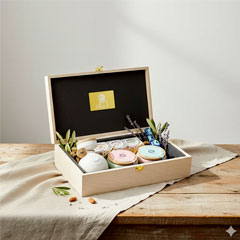 Premium Greek Gift Box with EVOO, thyme honey, and Aegina pistachios